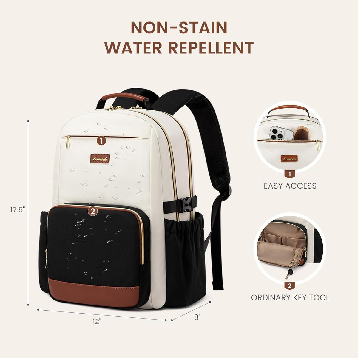LOVEVOOK Travel Laptop Backpack