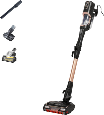Shark HZ500UKT Corded Stick Vacuum Cleaner Anti Hair Wrap DuoClean Flexology 10m Cord 450W 10.6 lb Rose Gold