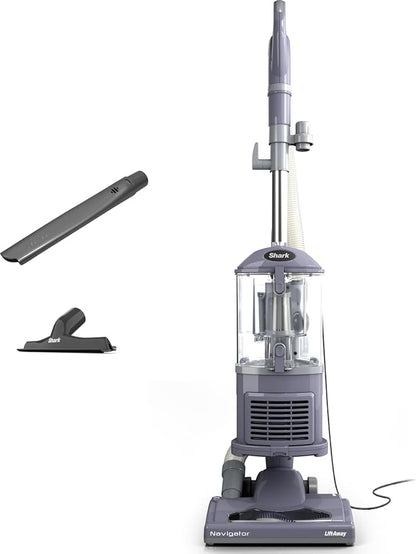 Shark Navigator Lift-Away Upright Vacuum HEPA Pet Hair Swivel Steering 1.1 qt Corded 1200W 12.5 lb Lavender NV352