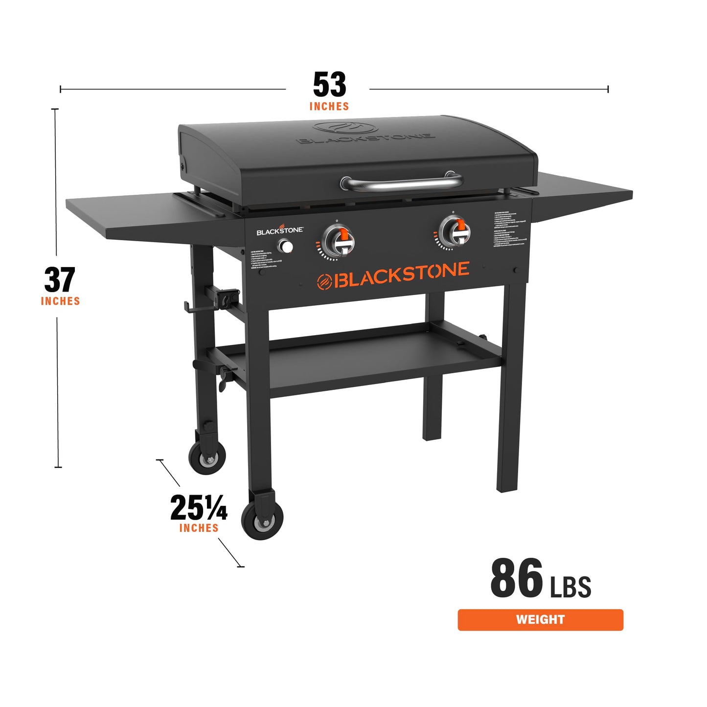 1883 Original 28” Griddle with Integrated Protective Hood