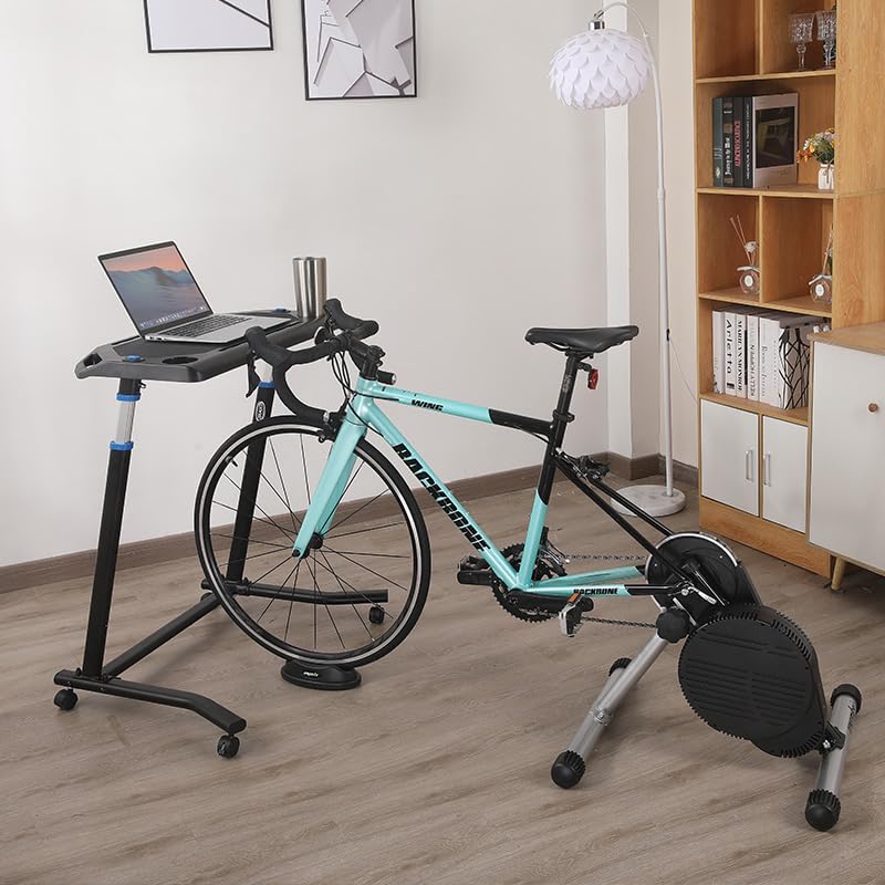 UNISKY Cycling Desk Mobile Foldable Multi-Functional Bike Trainer Treadmill Workstation
