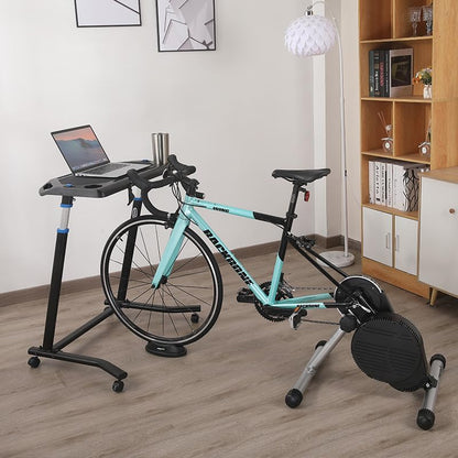 UNISKY Cycling Desk Mobile Foldable Multi-Functional Bike Trainer Treadmill Workstation
