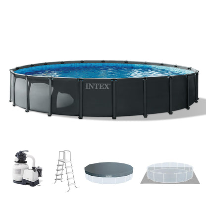 Ultra XTR 22 ft x 48 in Above Ground Pool Set, Round Swimming Pool