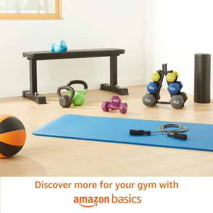 Amazon Basics Neoprene Dumbbell Pair 10 lb Navy Blue