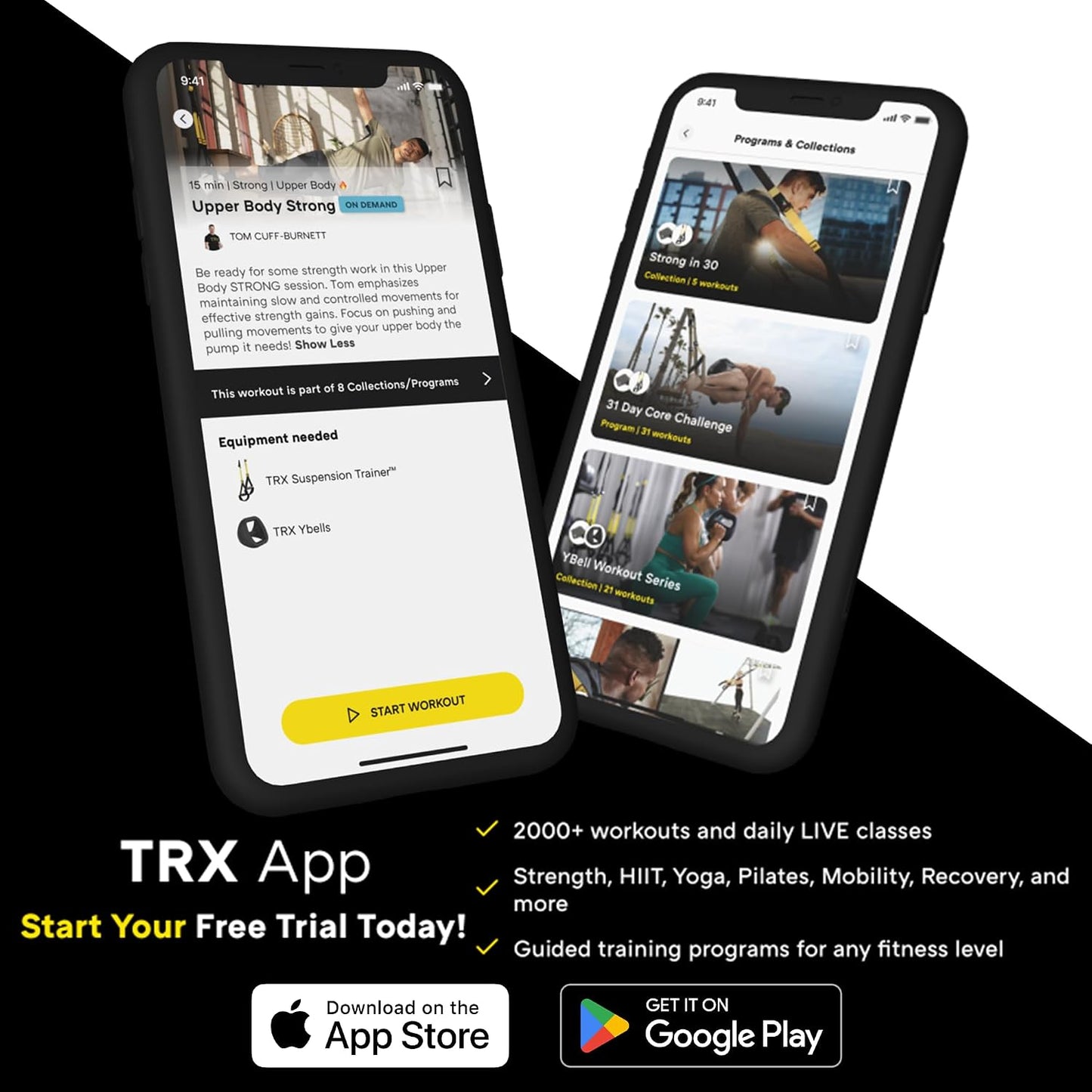 TRX GO Suspension Trainer Portable Bodyweight Home Gym Full Body Strength Training Equipment Grey