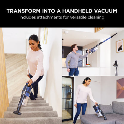 Shark Anti Hair Wrap Cordless Stick Vacuum IZ202UK Flexology 40 Min Runtime 0.7 L Electric Blue