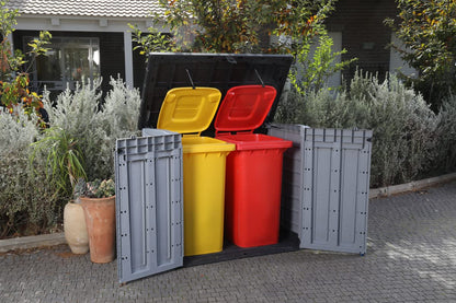 Store It Out Pro Outdoor Garden Furniture Storage Shed Grey