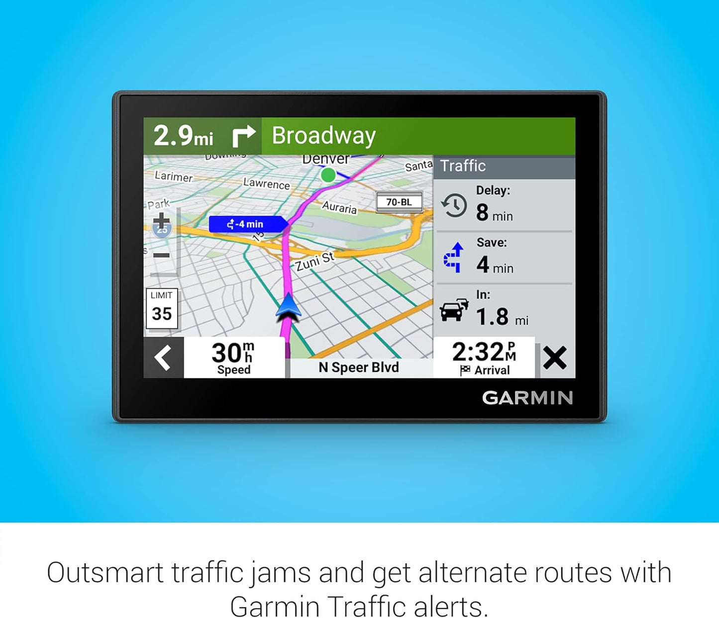 Garmin Drive 53 GPS Navigator 5 Inch Touchscreen with Driver Alerts and North America Maps