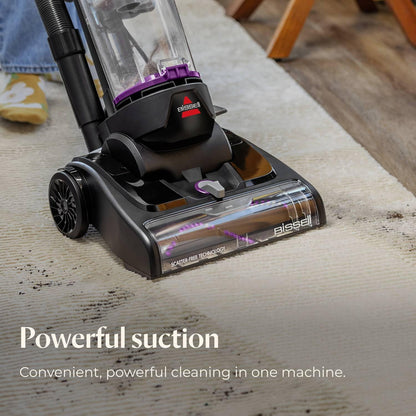 Bissell CleanView Compact Turbo Upright Vacuum Quick Release Wand Scatterfree Technology 1 L Dirt Tank 10.9 lb 3437F