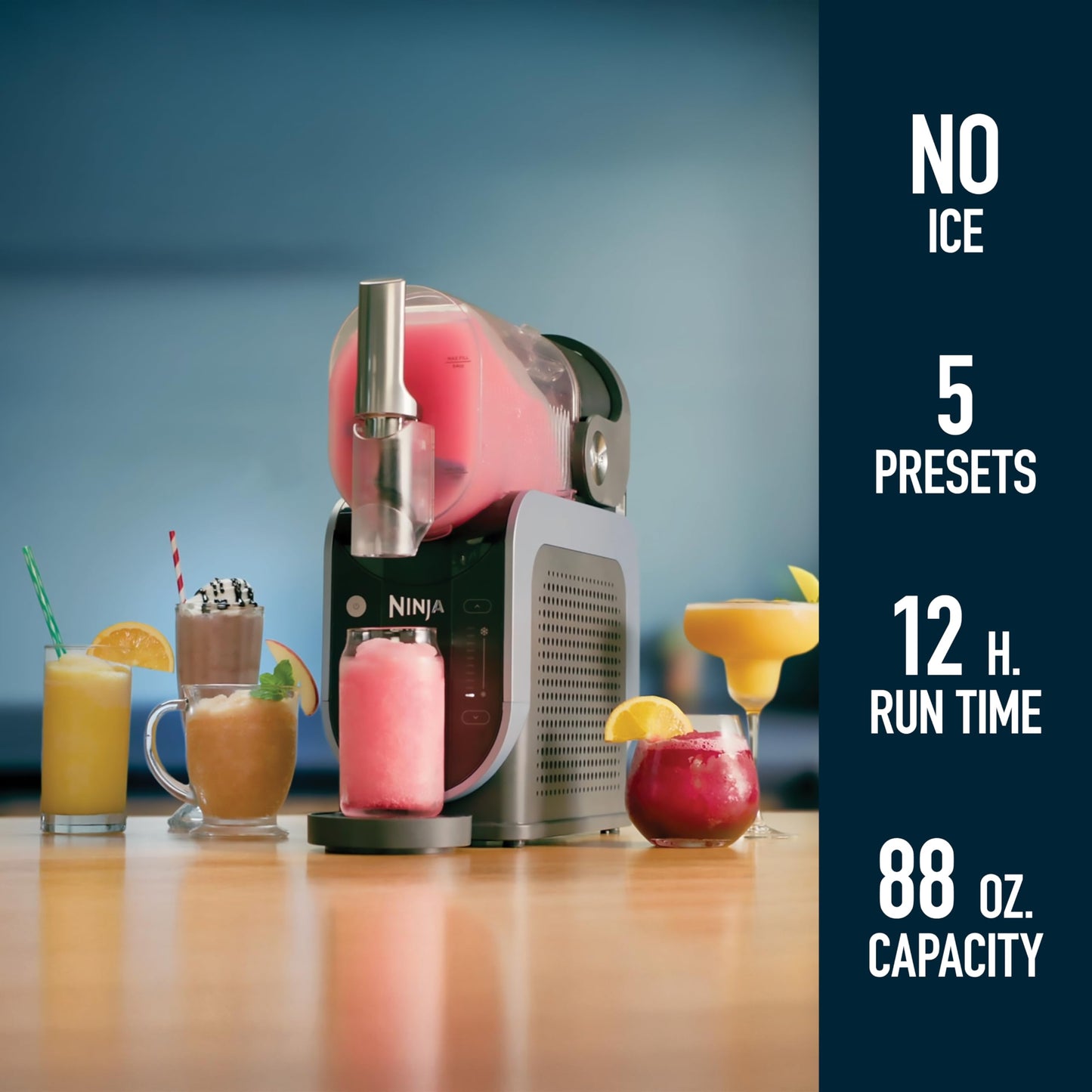 SLUSHi Frozen Drink & Slushie Machine with RapidChill Technology