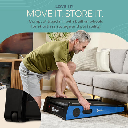 LifePro PacerMini Compact Walking Pad Treadmill with Incline Under Desk Portable Quiet Electric 3 MPH 220 lb Capacity
