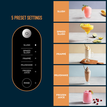 SLUSHi Frozen Drink & Slushie Machine with RapidChill Technology