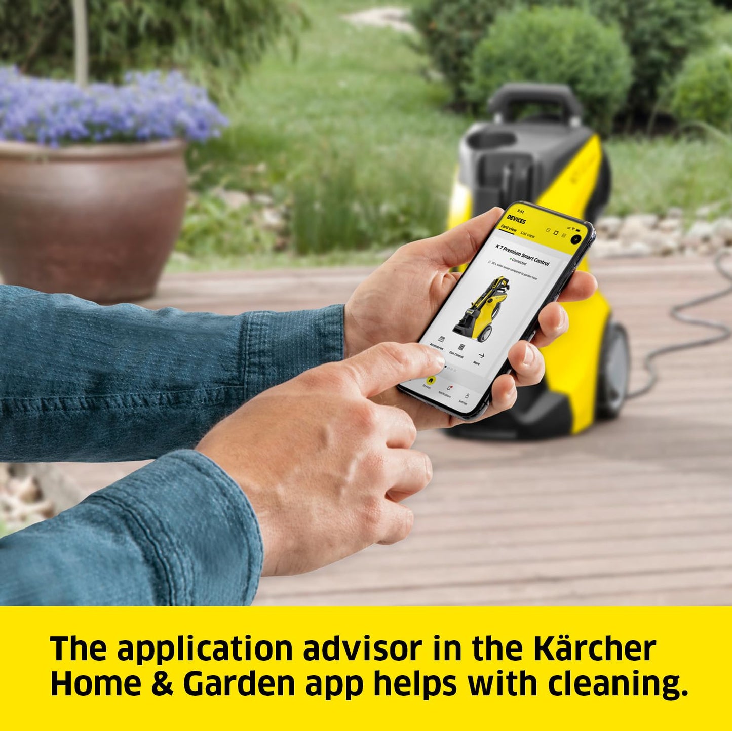 K4 Power Control Pressure Washer Yellow