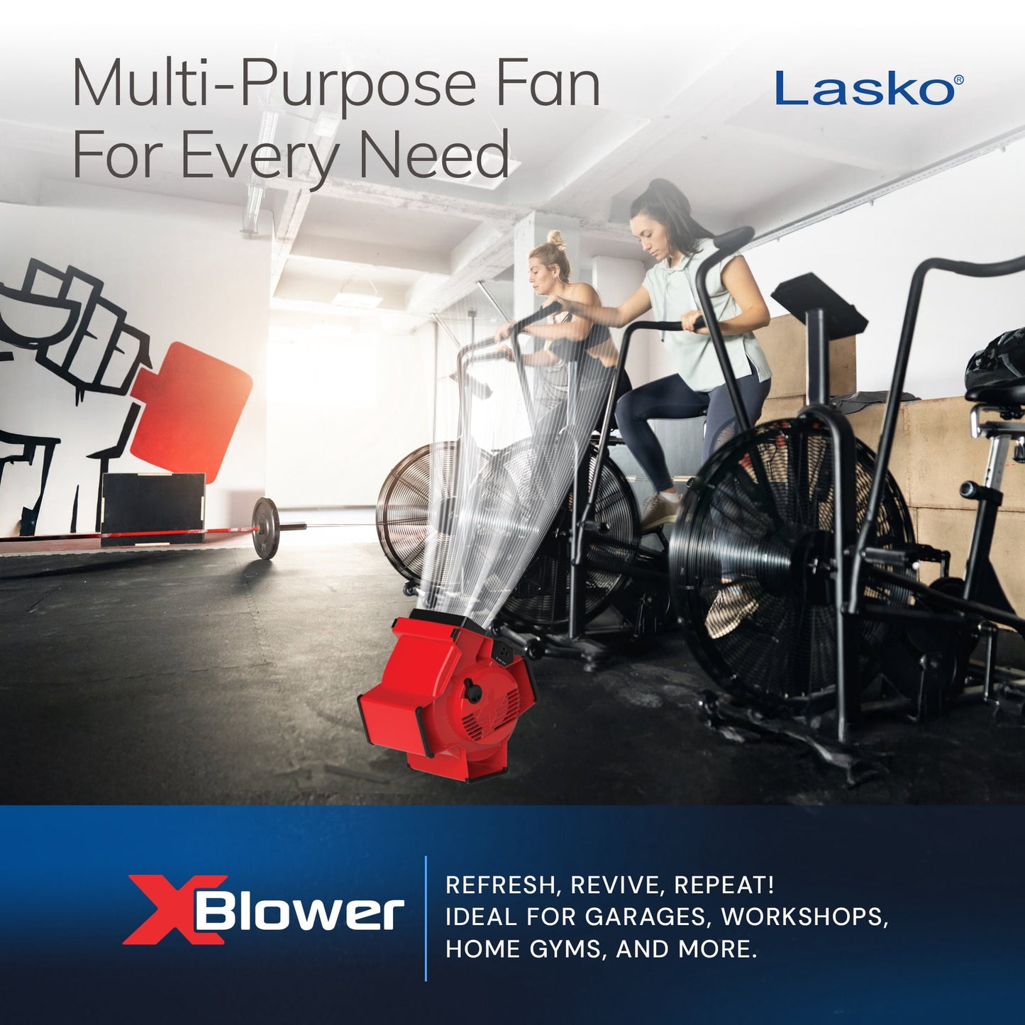 Lasko X-Blower 11" 3-Speed High Velocity Blower Fan X12900