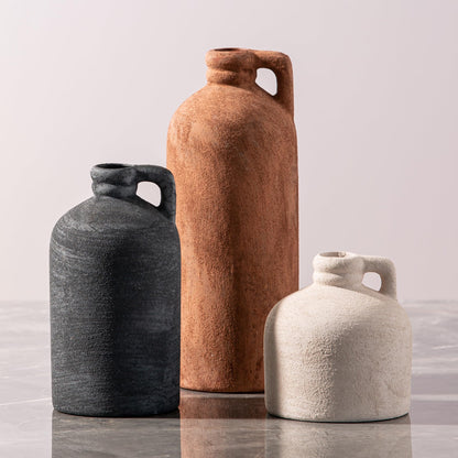 Ceramic Vase Set of 3 – Modern Rustic Farmhouse