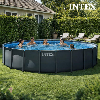 Ultra XTR 22 ft x 48 in Above Ground Pool Set, Round Swimming Pool