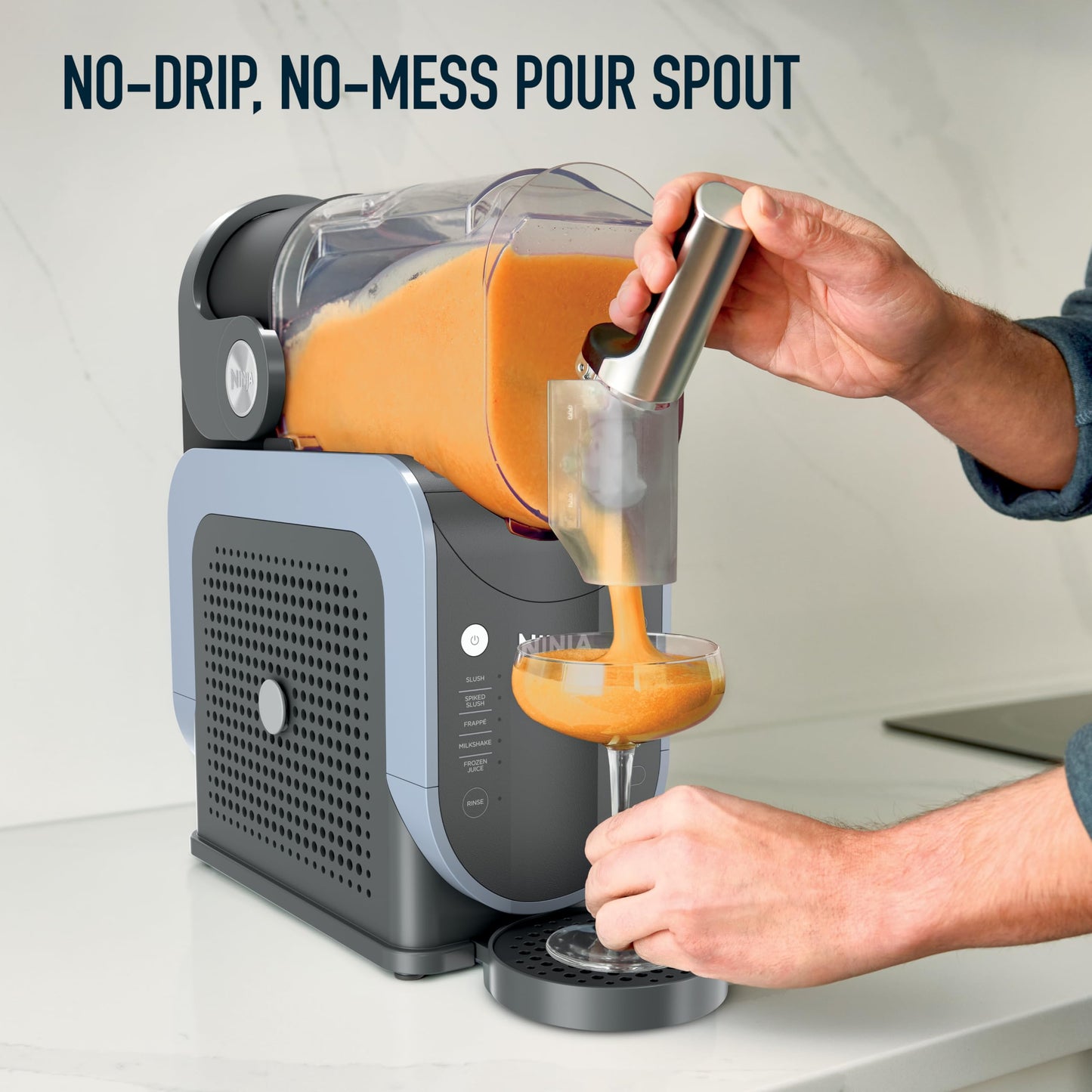 SLUSHi Frozen Drink & Slushie Machine with RapidChill Technology