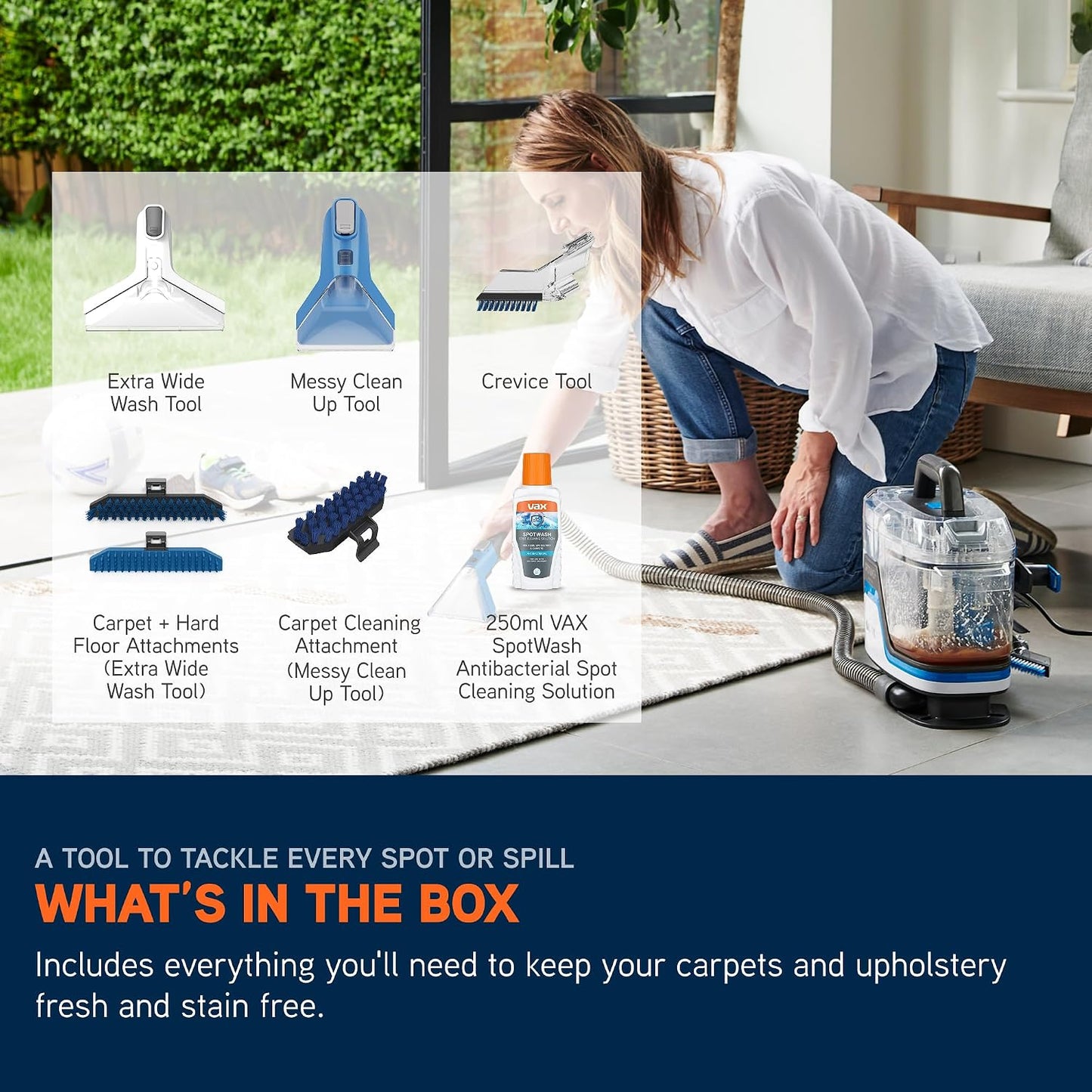 Vax SpotWash Home Duo Carpet & Upholstery Spot Cleaner CDSW-MPXP