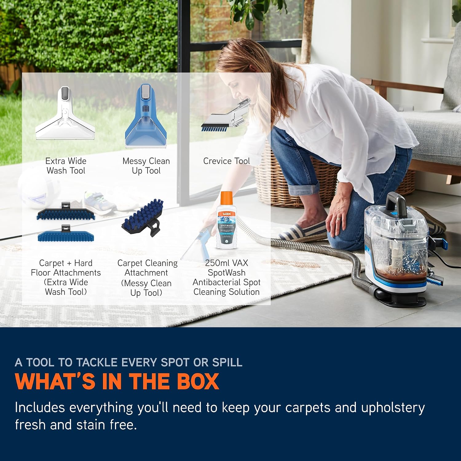 Vax SpotWash Home Duo Carpet & Upholstery Spot Cleaner CDSW-MPXP