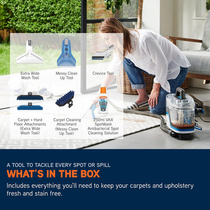 Vax SpotWash Home Duo Carpet & Upholstery Spot Cleaner CDSW-MPXP