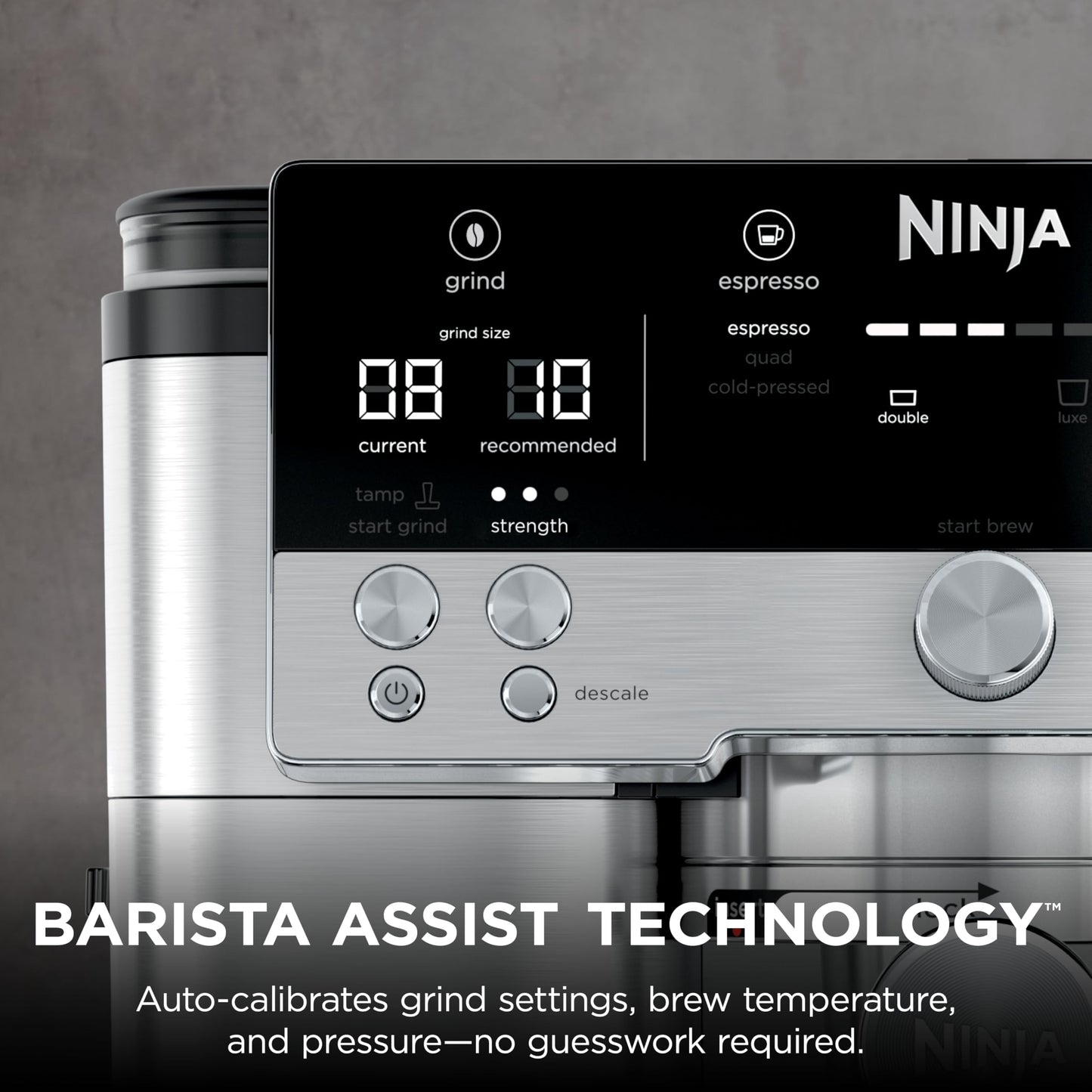 Luxe Café Premier 3-in-1 Espresso Machine, Drip Coffee
