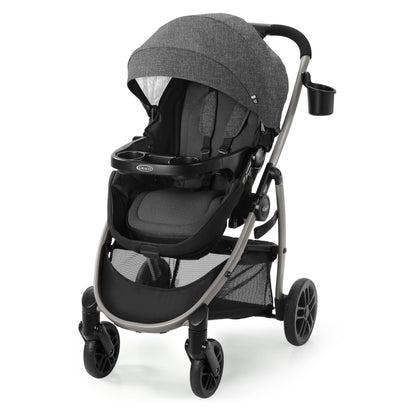 My Store Graco Modes Pramette travel system with infant car seat and toddler stroller, including SnugRide 35 car seat, Ellington color
