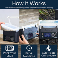 LunchEAZE XL Cordless Heated Electric Lunch Box