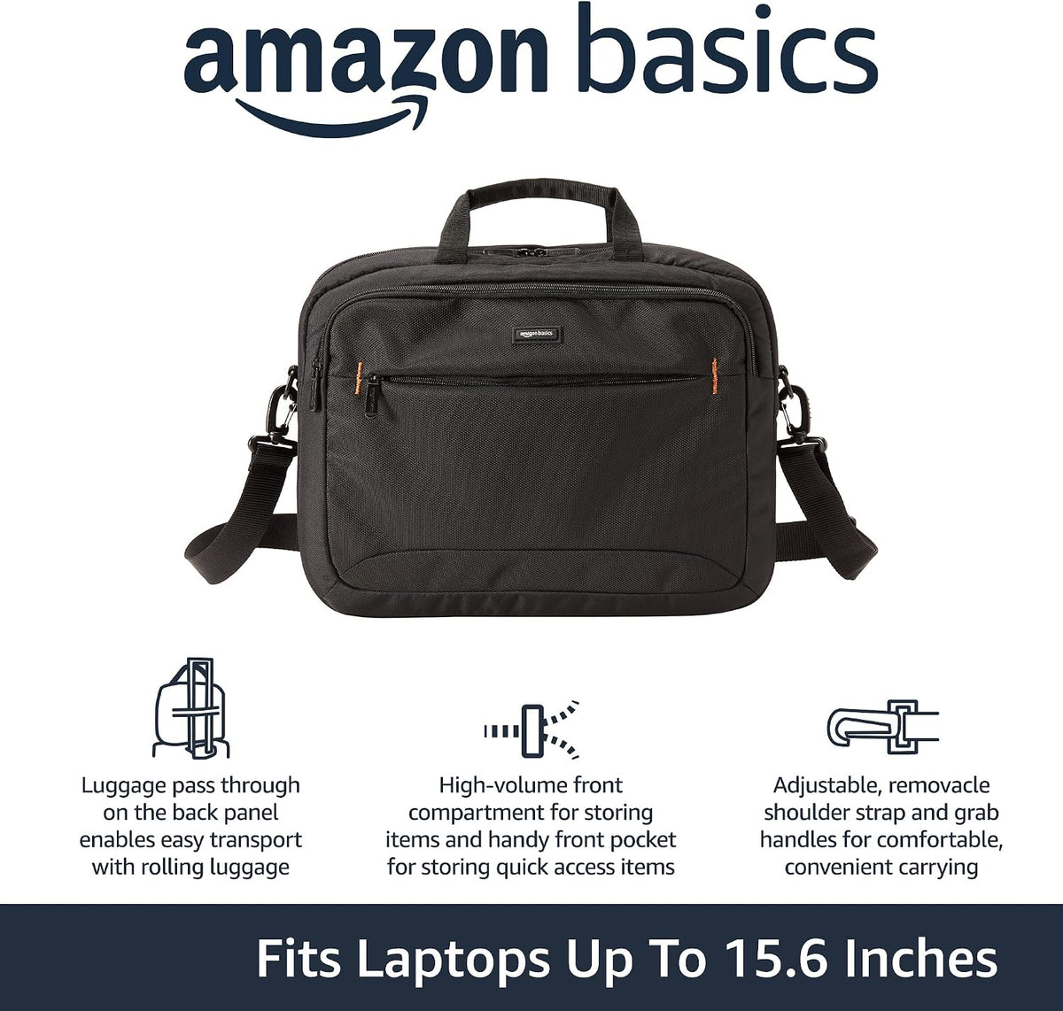 Amazon Basics Laptop Shoulder Bag