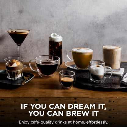 Luxe Café Premier 3-in-1 Espresso Machine, Drip Coffee