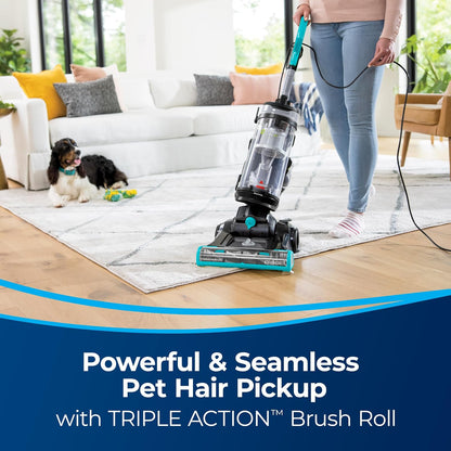 Bissell CleanView Swivel Pet Reach Upright Vacuum Quick Release Wand Triple Action Brush Roll 1.06 qt 18.4 lb 3198A
