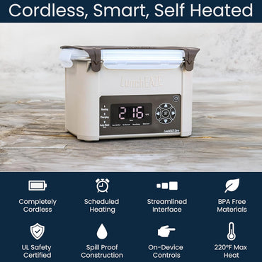 LunchEAZE Core Gen 2 Cordless Heated Electric Lunch Box