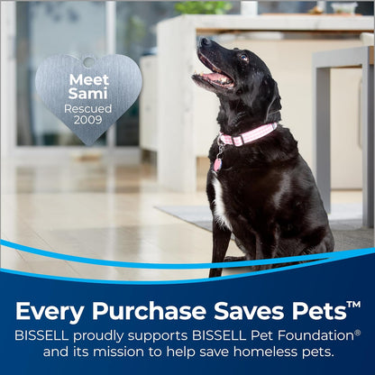 Bissell CleanView Swivel Pet Reach Upright Vacuum Quick Release Wand Triple Action Brush Roll 1.06 qt 18.4 lb 3198A