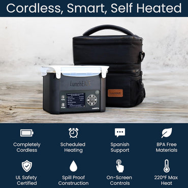LunchEAZE Pro Cordless Heated Electric Lunch Box