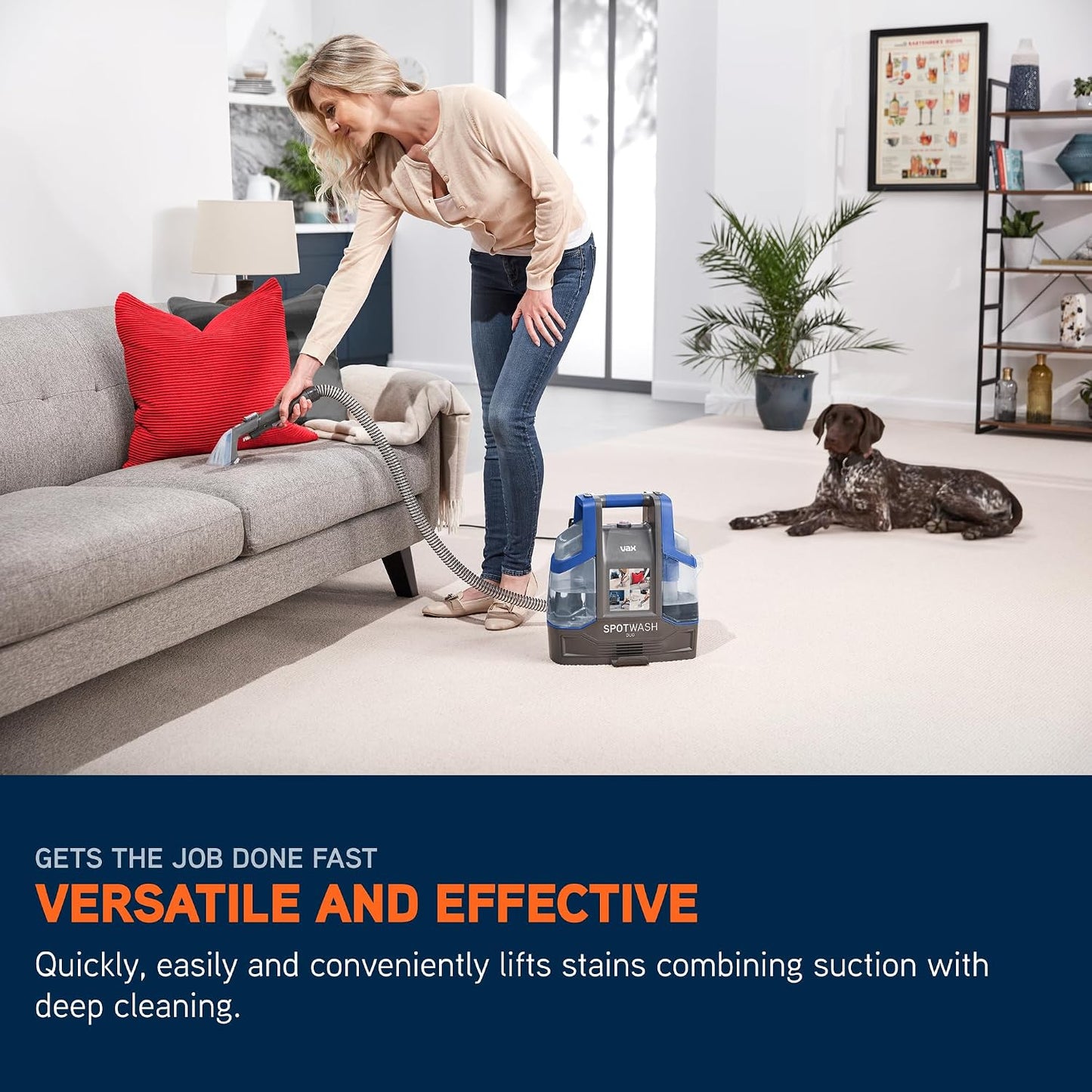 Vax SpotWash Duo Compact Carpet & Upholstery Spot Cleaner CDCW-CSXA