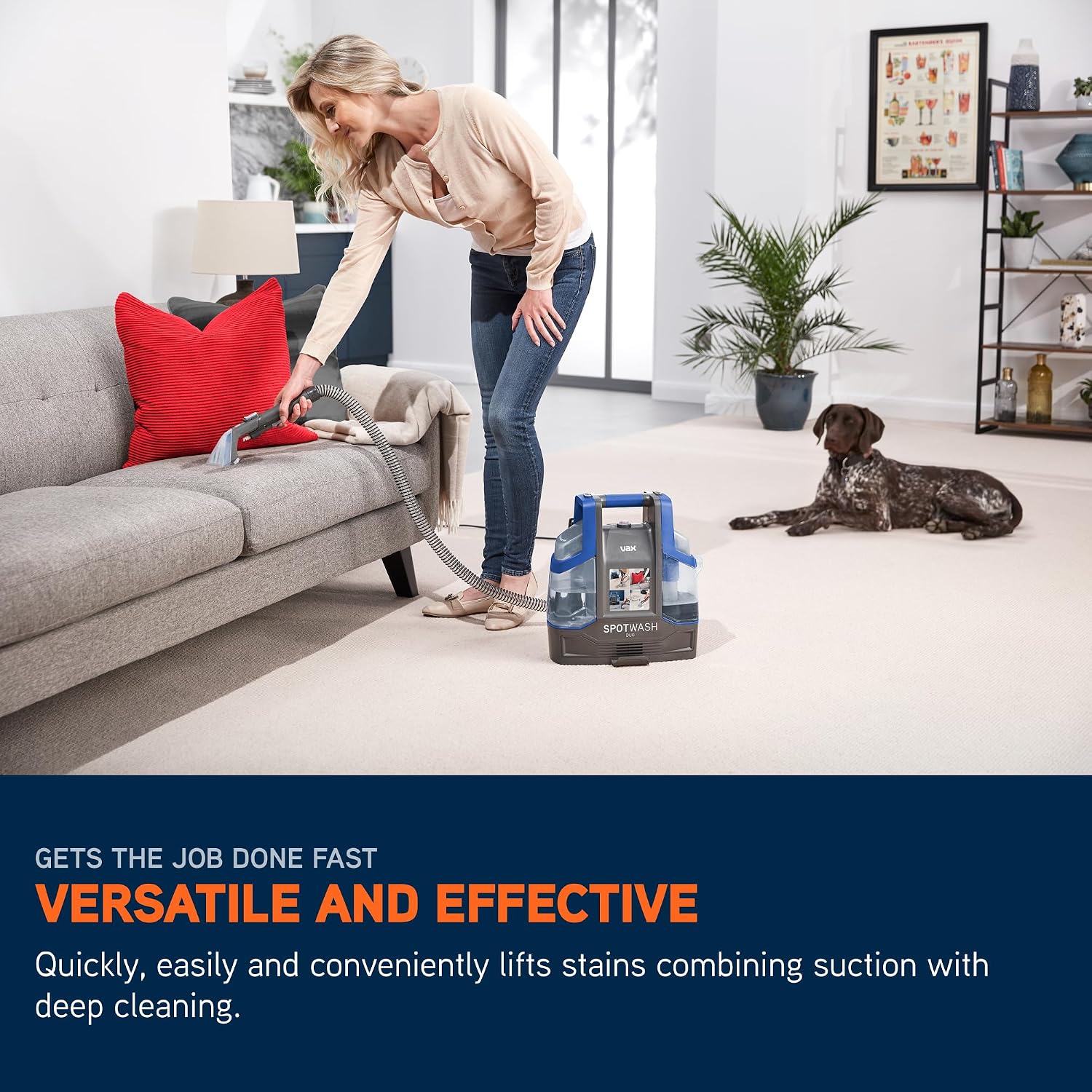 Vax SpotWash Duo Compact Carpet & Upholstery Spot Cleaner CDCW-CSXA