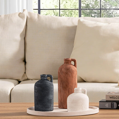 Ceramic Vase Set of 3 – Modern Rustic Farmhouse