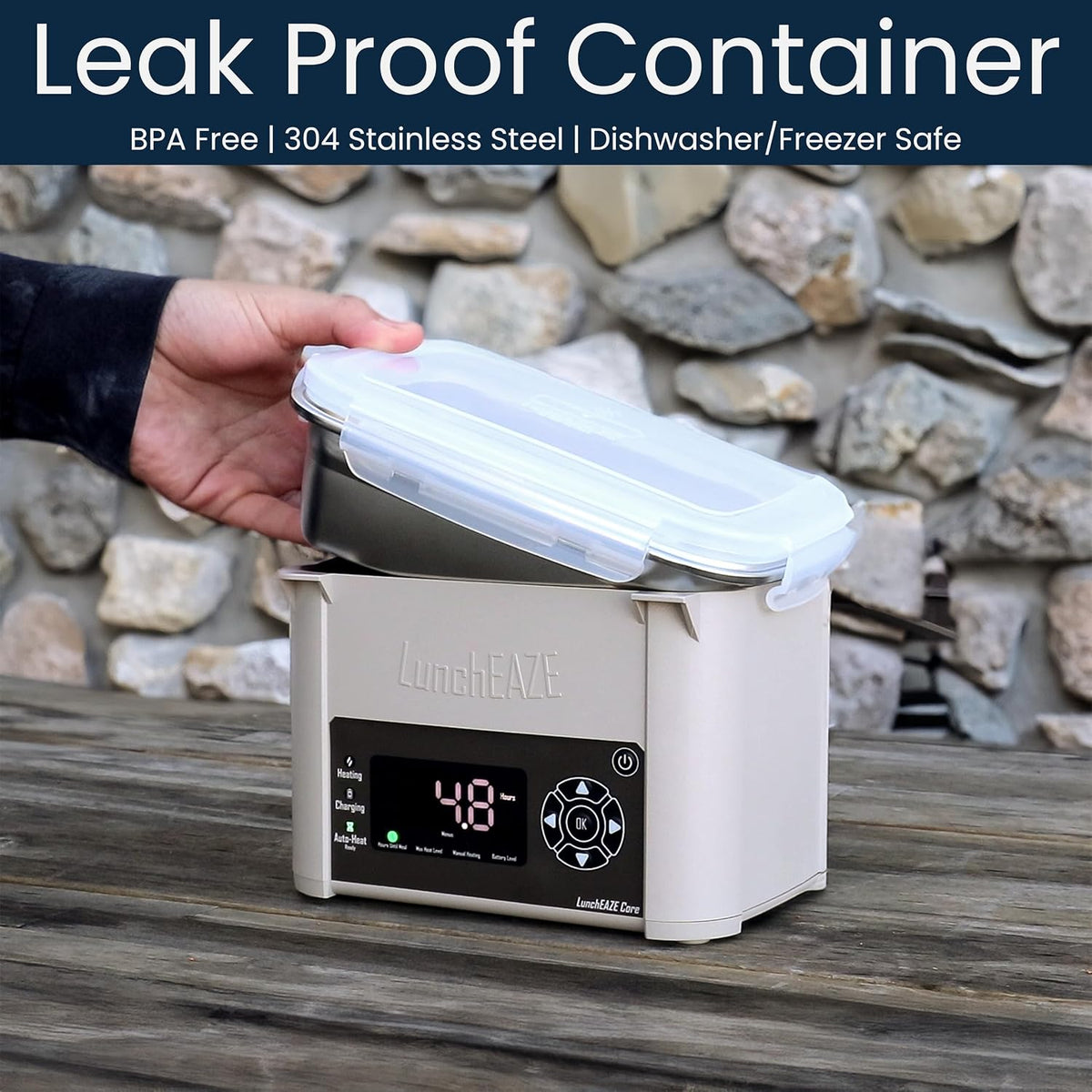 LunchEAZE Core Gen 2 Cordless Heated Electric Lunch Box