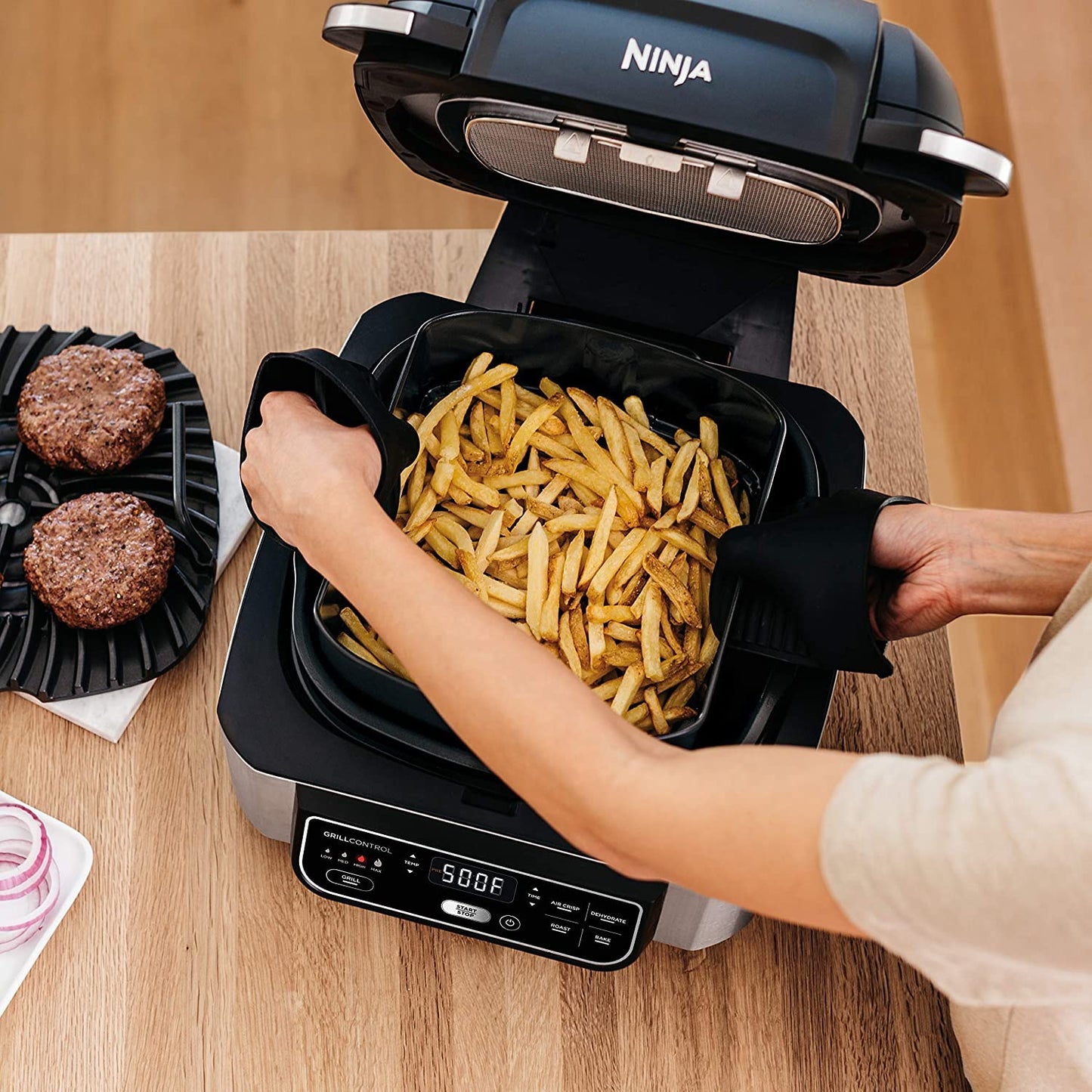 AG301 Foodi 5-in-1 Indoor Electric Grill with Air Fry