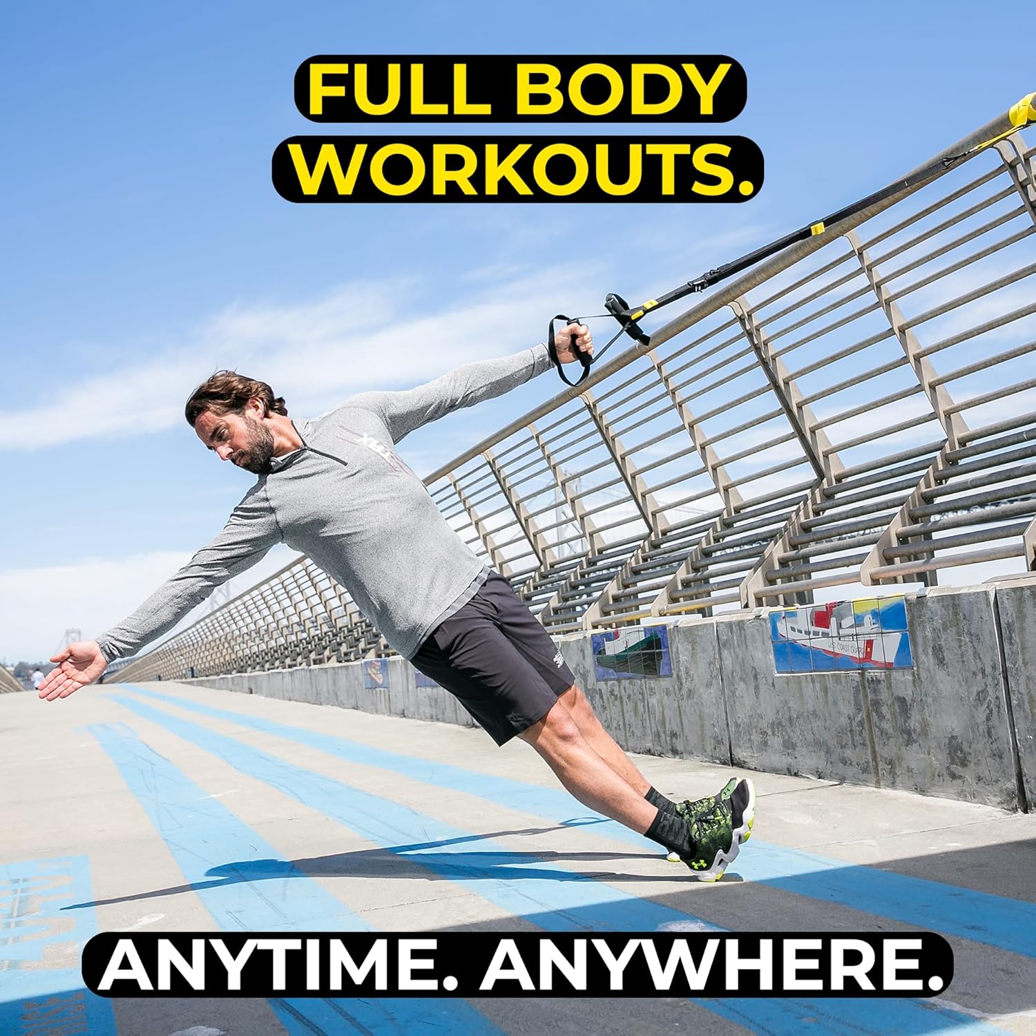 TRX GO Suspension Trainer Portable Home Gym Full Body Strength Training Equipment