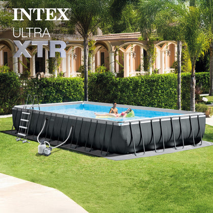 Ultra XTR 32 ft x 16 ft 52 in Above Ground Pool Set, Rectangular Swimming Pool