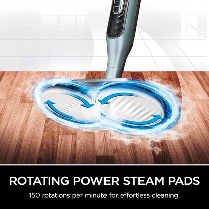 Shark Steam & Scrub All-in-One Scrubbing and Sanitizing Steam Mop 2 Steam Modes 1120W 22 ft Cord 7.7 lb Pure Water Blue S7000AMZ