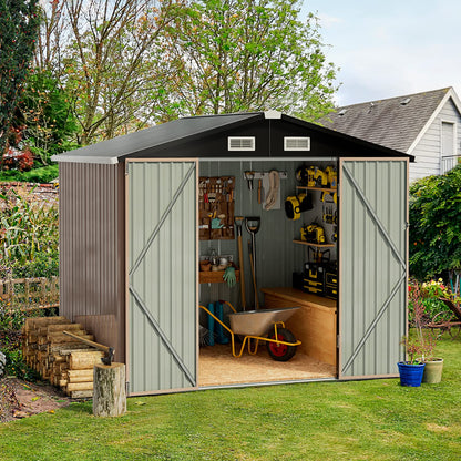 Outdoor Storage Shed, 6.4x4 FT