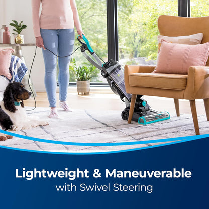 Bissell CleanView Swivel Pet Reach Upright Vacuum Quick Release Wand Triple Action Brush Roll 1.06 qt 18.4 lb 3198A