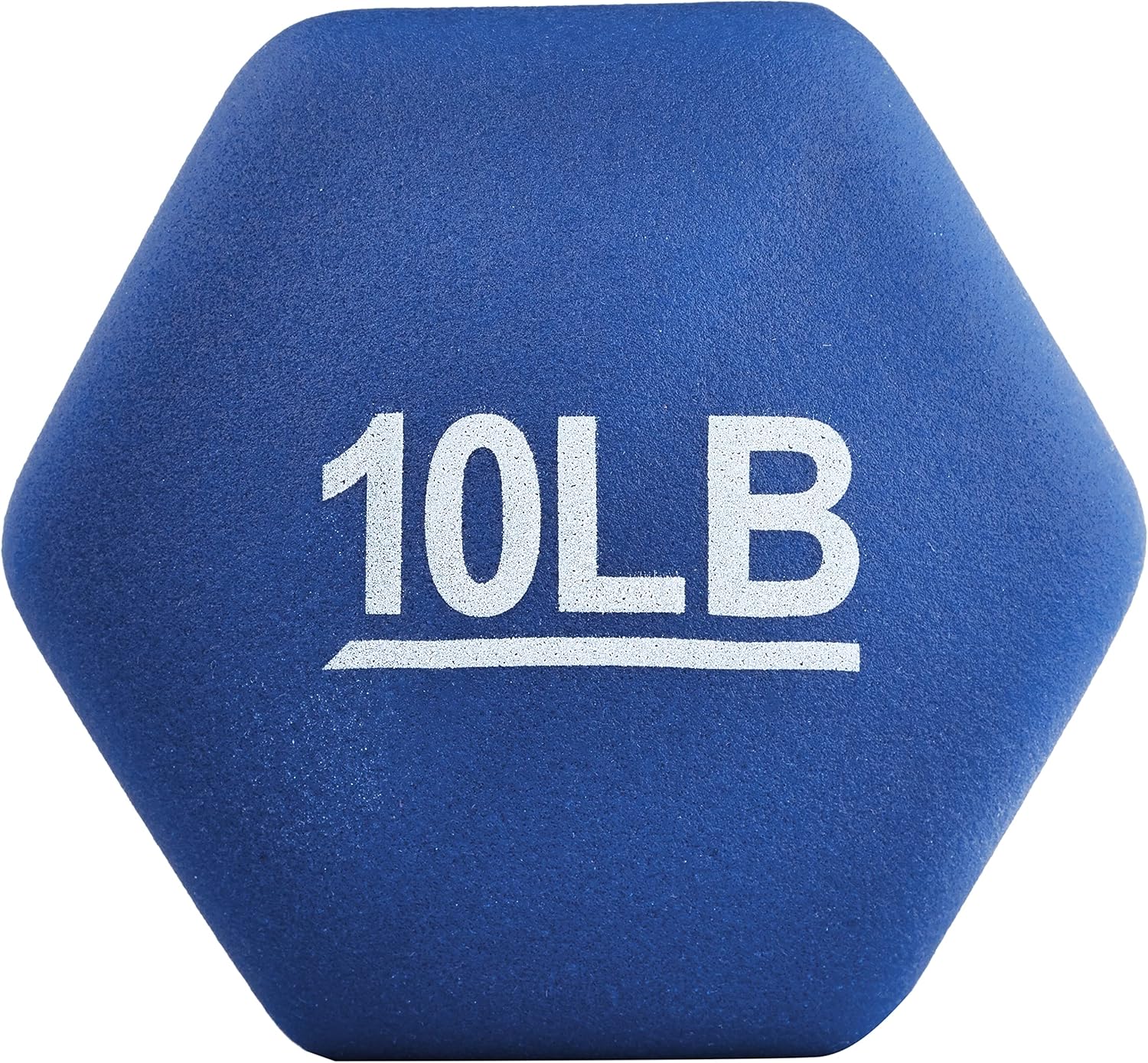 Amazon Basics Neoprene Dumbbell Pair 10 lb Navy Blue