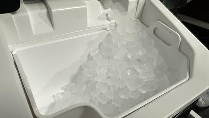 Silonn Nugget Ice Maker Countertop Chewable Pellet Ice Machine Self-Cleaning 36 lbs/Day Portable Black