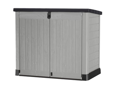 Store It Out Pro Outdoor Garden Furniture Storage Shed Grey