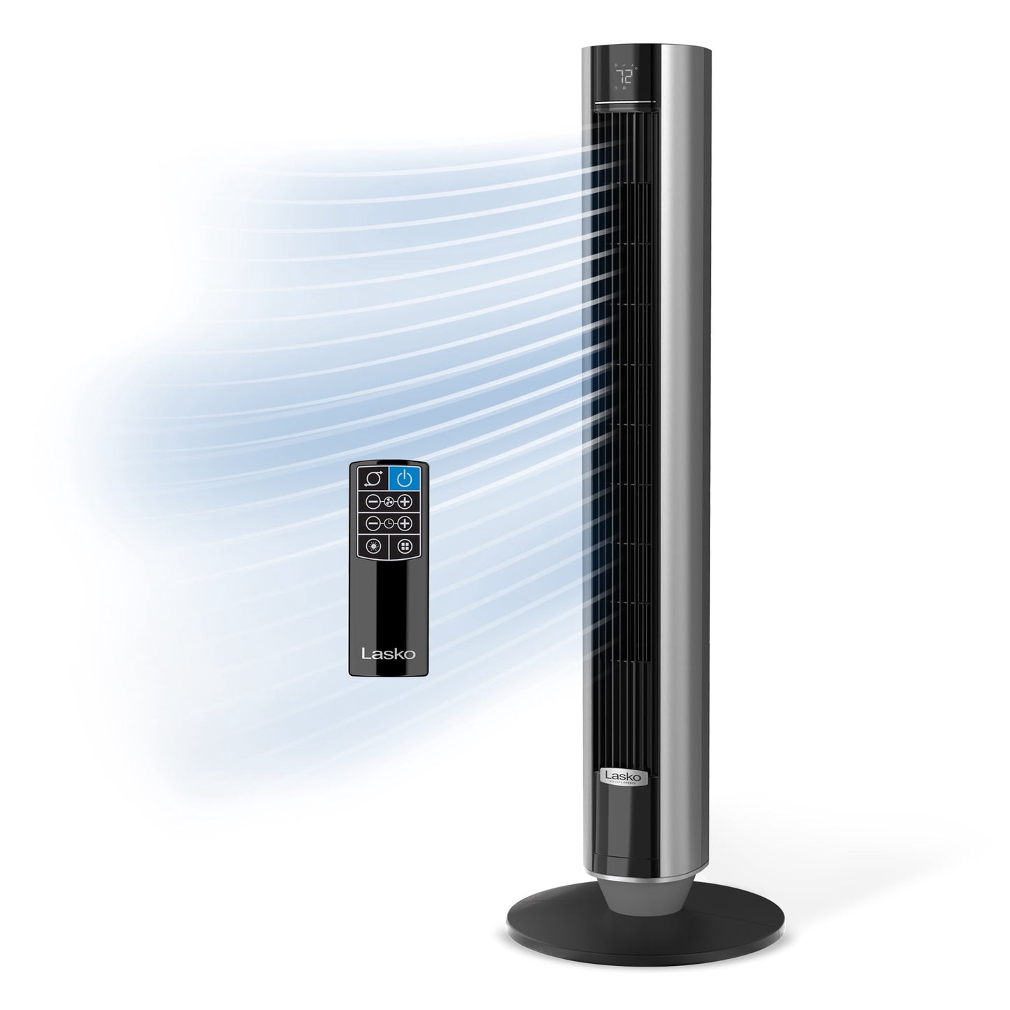 Lasko WhisperForce 40" 12-Speed Oscillating DC Tower Fan with Remote TDC401