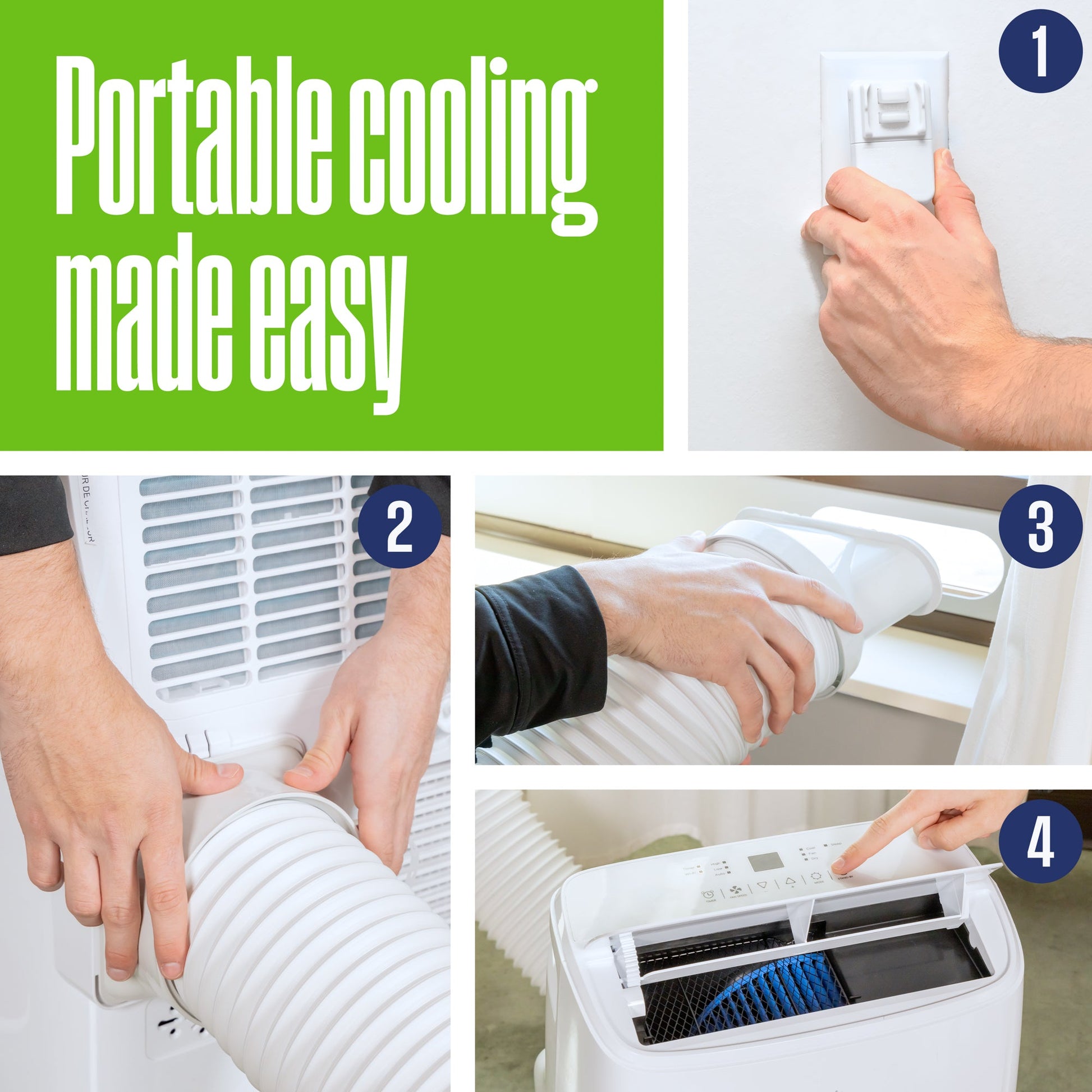 Westinghouse WPac14000s 14,000 BTU Portable Air Conditioner with Dehumidifier and Remote