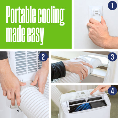 Westinghouse WPac14000s 14,000 BTU Portable Air Conditioner with Dehumidifier and Remote