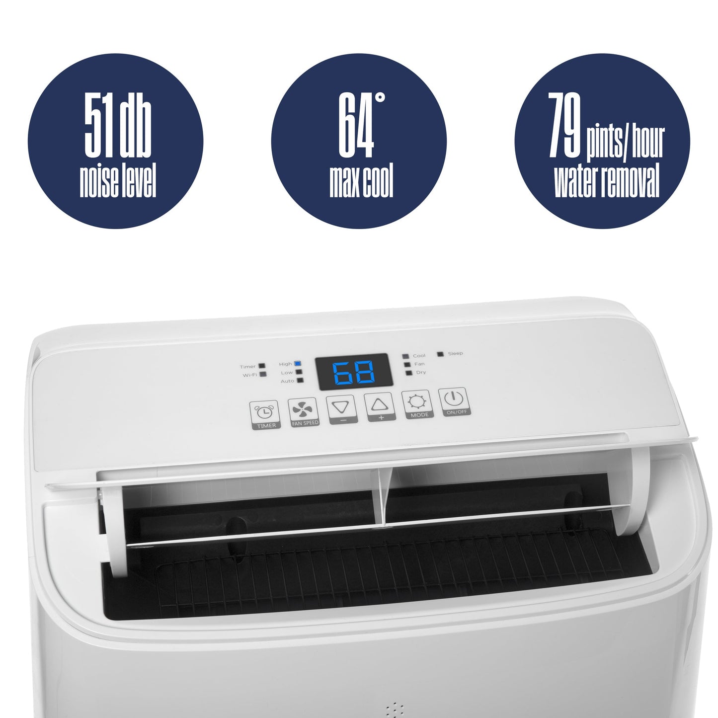 Westinghouse WPac14000s 14,000 BTU Portable Air Conditioner with Dehumidifier and Remote
